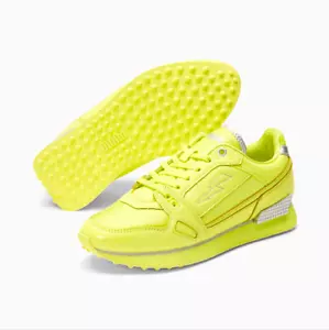 Puma X emoji® Mile Rider Women's Running Training Sneakers Yellow 380580 01 - Picture 1 of 5