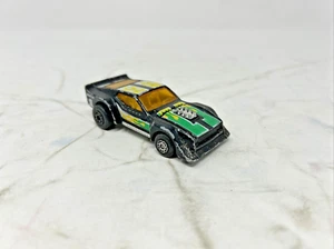 Vintage Matchbox 1983 IMSA Ford Mustang Mach 1 Diecast Race Car Black #C2-27 VTG - Picture 1 of 13