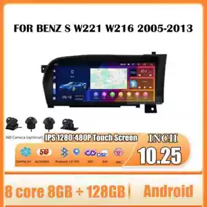 For Benz S W221 CL W216 (RHD) 10.25" Touchscreen Android CARPLAY - Picture 1 of 5