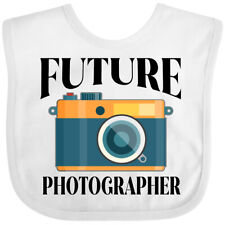 Inktastic Future Photographer Cute Camera Baby Bib Clothes Clothing Infant Hws