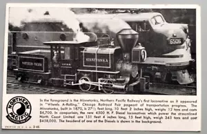 Cartolina d'epoca USA 1948 Chicago Railroad Fair Northern Pacific RR, Minnetonka - Foto 1 di 2