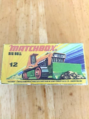 Matchbox Superfast - No12 Big Bull Dozer  - Replica / Copy Box only - Image 1 of 3