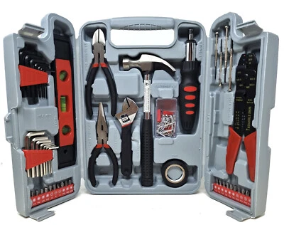 Drux Tool set 129 pcs Complete home hand garage DIY kit box bike repair bicycle