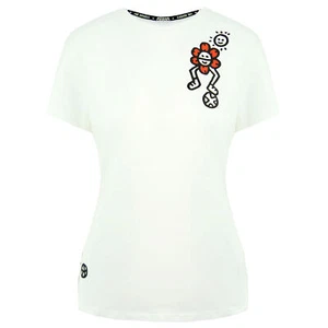 Camiseta blanca para mujer Puma x Mr Doodle - Imagen 1 de 4