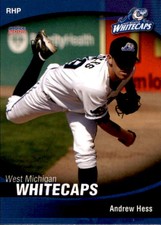 2008 West Michigan Whitecaps Choice #12 Andrew Hess Kalamazoo Michigan MI Card