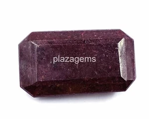 Natural EGL Certified 540 Ct Red Ruby Emerald Cut African Loose Gemstone 4JUR - Picture 1 of 8
