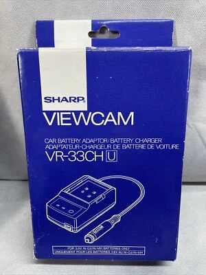 Sharp Viewcam Camcorder Adapter/Battery Charger VR-33CH U Brand New AV2 - Image 1 of 3