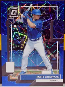 2022 Panini Donruss Optic Baseball Matt Chapman #151 Blue Velocity 18/99 - Bild 1 von 2