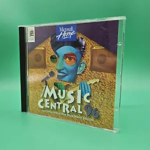 Microsoft Music Central 96 - Microsoft Home CD-ROM - COMPLETE VG+ Vintage Game - Picture 1 of 3