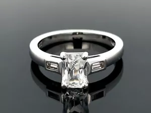 SCHMUCKJAGD RING GR. 21 (CA.66) 925/-SILBER RHODINIERT MIT ZIRKON SILBERZEIT - Bild 1 von 3