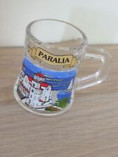 Authentic New Paralia, Greece Decorated Shot Stained Glass Cup