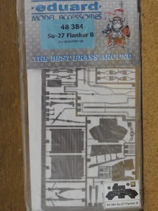 1/48 Eduard SUKHOI Su-27 FLANKER B Interior y Exterior Foto Grabado Detalle PE OOP - Imagen 1 de 1