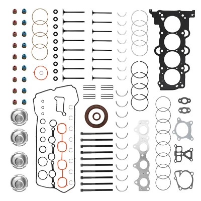 Kit de reconstrucción de juntas de pistones de revisión de motor para Hyundai Accent Kia Rio G4FD 1,6 L Foto 1 de 4