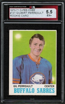 1970 71 OPC O-Pee-Chee #131 Gilbert Gil Perreault Rookie Rc KSA 5.5 Buffalo HOF - Image 1 of 4