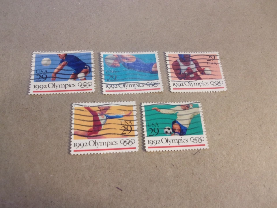 USA Used, 1992 Issue, 29 Cent Summer Olympics, (Set of 5) Scott #2937-41 - Image 1 of 1