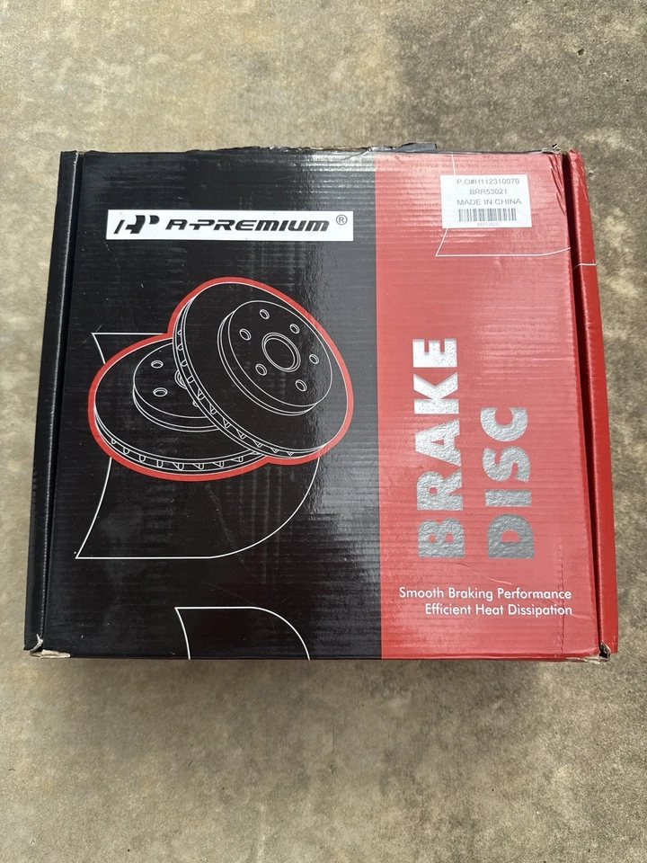 Rotores de freio dianteiro premium – Dodge Grand Caravan / Journey (2012–2020) - Imagem 1 de 2