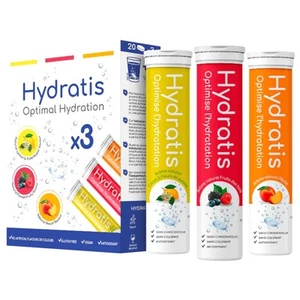Hydratis Hydratationslösung Set mit 3 Tuben à 20 Brausetabletten ist eine isoton - Bild 1 von 1