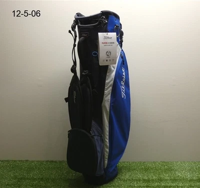 Bolsa de golf Titleist Players 4 carbono con soporte de transporte de 4 vías real/azul marino/blanco nueva Foto 1 de 4