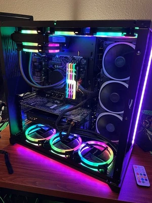 LIAN LI Razer i9-9900k liquid cooling 5GHZ/16GB/2tb NVMe RTX 2070 - Image 1 of 3