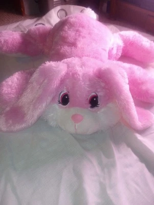 DanDee Vtg Collectors Choice 26" Rabbit Pillow Plush Pink - Image 1 of 4