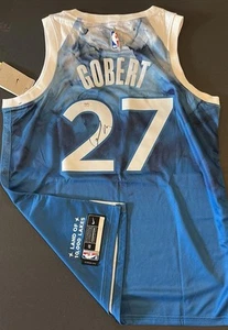 Rudy Gobert Signed Autographed Minnesota Timberwolves Jersey PSA COA - Picture 1 of 3