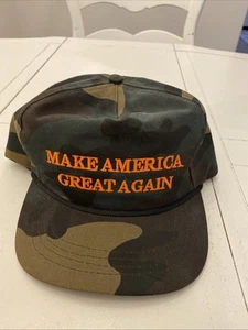 OFFICIAL Cali-Fame MAGA Trump Comoflage Made In America Trucker Hat One Size - Picture 1 of 9