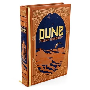 Dune by Frank Herbert Leatherbound Deluxe Hardcover Ribbon Gilt Edge - Picture 1 of 11