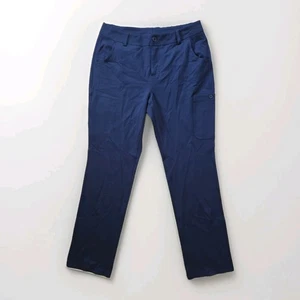 Duluth Trading Damen WearWithAll Ponte Strick Stretch Hose blau 12 x 33 94753 - Bild 1 von 3