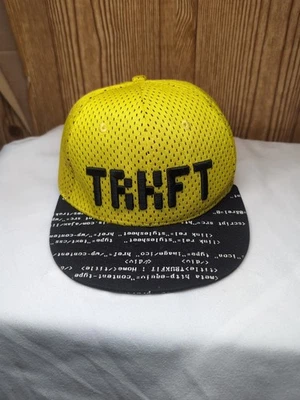TRUKFIT Lil Wayne Skate Culture Snapback Hat Cap Flat Bill Vintage Yellow - Imagem 1 de 4