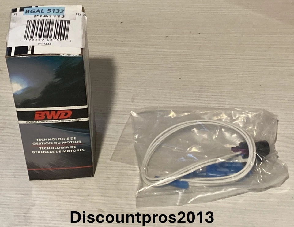 Conector eléctrico BWD PT1338 Buick Cadillac GMC Pontiac Kia Chevy 2003-2015 Foto 1 de 1