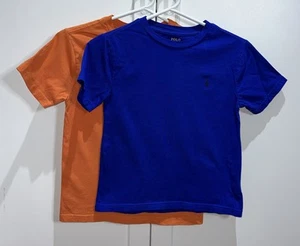 Polo Ralph Lauren (2) Boys’ Cotton T-shirts EUC Size 8 - Picture 1 of 6