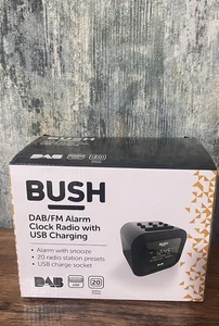 BUSH DAB FM Alarm Clock Radio - Boxed - Picture 1 of 4