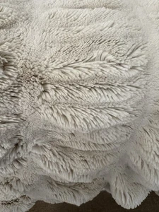 Arhaus Super Soft Luxe Faux Fur  Decorative Pillow  cover 24x24 - Picture 1 of 6