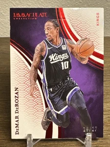 2024-25 Immaculate Basketball Demar Derozan /27 - Picture 1 of 2