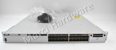 Cisco C9300-24S-A 24 Ports GE SFP Switch Network Advantage CLEAN SERIAL #TESTED - Image 1 of 4