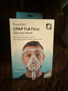 New CPAP Silicone Nasal Mask Size Small Cushion + HeadGear NuvoMed - Picture 1 of 7