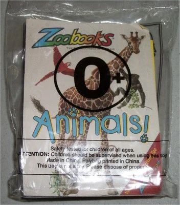 ZOOBOOKS ANIMALS RED FOX WORLDWIDE SAFARI ADVENTURE ARBY'S NIP NEW IN PACKAGE - Image 1 of 2