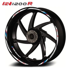 Decalcomanie ruota moto R1200R adesivi cerchio per BMW R1200 R strisce laminate - Foto 1 di 2