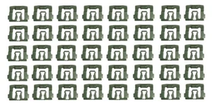1969 1970 Mustang Fastback Front Rear Window Molding Clip Kit 40 Pieces Best USA - Foto 1 di 1