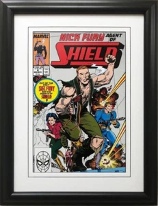 "Póster de cómic enmarcado #4 de Marvel ""Nick Fury - Agent of SHIELD"" S.H.I.E.L.D. - Imagen 1 de 3