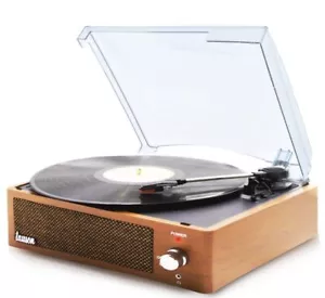 XN092 Giradischi in Vinile Vintage con Bluetooth e Altoparlanti Integrati Cod... - Imagen 1 de 9
