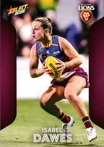 2025 Brisbane Lions AFLW Select Footy Stars Card - Isabel Dawes - Picture 1 of 3