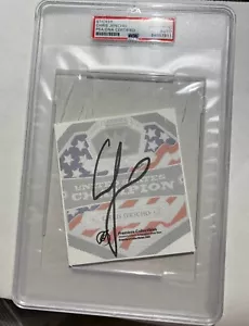 Pegatina firmada por Chris Jericho - Autógrafo en losa certificado por ADN de PSA - Imagen 1 de 2