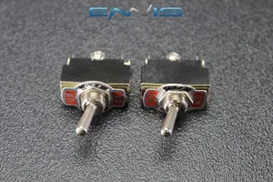 2 PCS TOGGLE SWITCH SPDT CENTER OFF TOGGLE 10 AMP 250V 15 AMP 125V 3 PIN EC-1523 - Picture 1 of 1