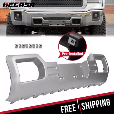 Front Lower Bumper Valance Panel Skid Plate For GMC Sierra 1500 2014-2015 - Image 1 of 4