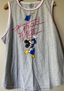 Disney World Grad Nite Tank Top Shirt Mickey Graduation Size 2 XL - Picture 1 of 4