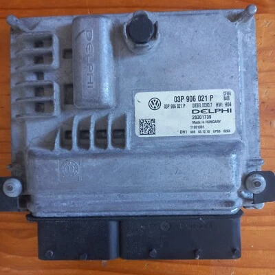 CALCULATEUR  VW POLO  ,FABIA   DELPHI DCM 3.7  03P906021 P / 28301739 HW: H04 - Image 1 of 2