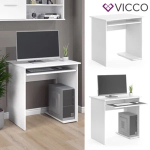 Vicco escritorio mesa de oficina mesa de trabajo Nick blanca mesa para ordenador - Imagen 1 de 7
