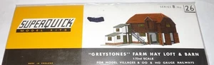 SUPERQUICK B26 'GREYSTONES' FARM HAY LOFT & BARN CARD KIT - Picture 1 of 2