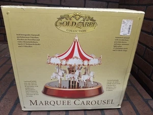 Mr. Christmas Gold Label Collection Marquee Merry Go Round 2001 Carousel - Picture 1 of 9